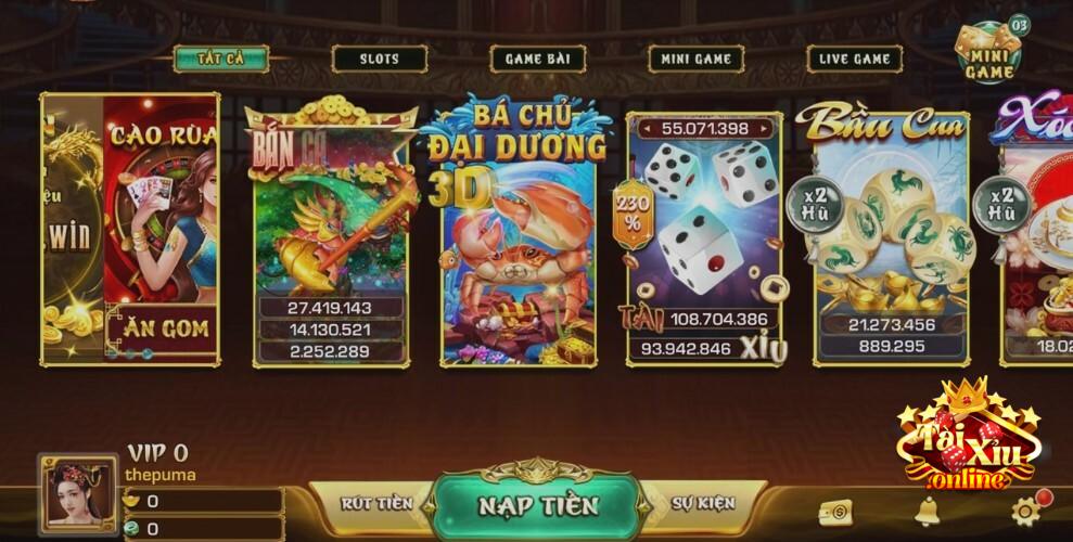 Những sản phẩm cổng game iWin Club cung cấp 