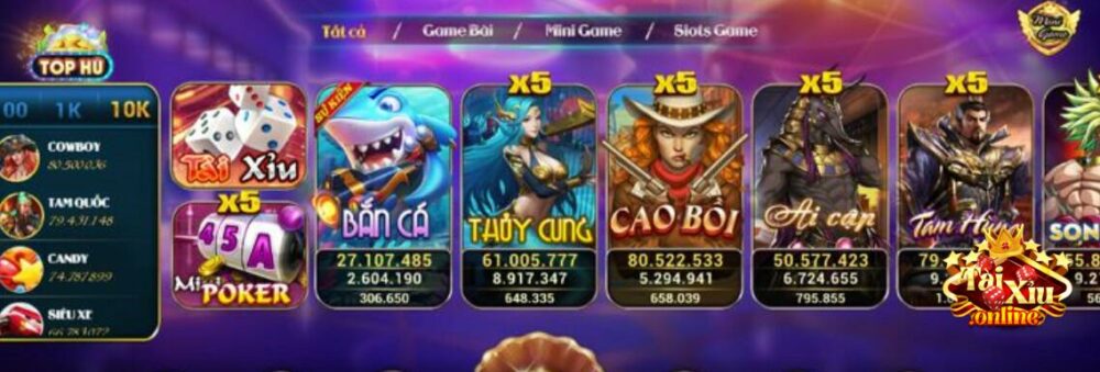 Sân cược giải trí của cổng game P86club quy tụ nhiều thể loại game hot