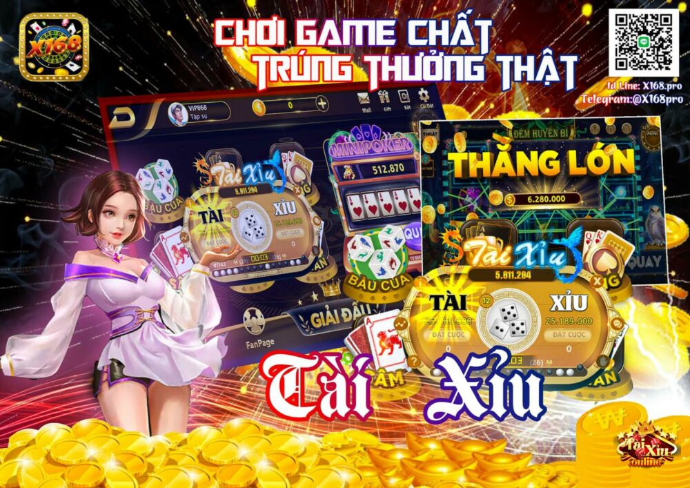 X168 Pro - Cổng game đổi thưởng với nhiều trò chơi đặc sắc 