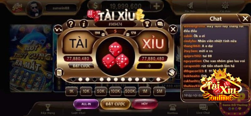 Game casino online Tài xỉu