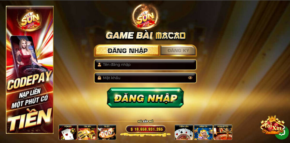 Game slots đổi thưởng Sunwin