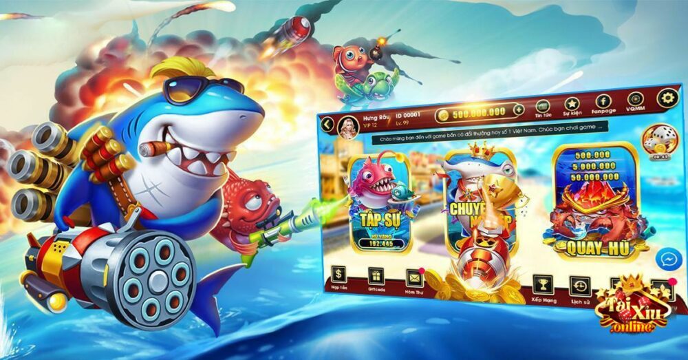 Giao diện cổng game màu sắc sinh động, hài hoá rất cuốn hút