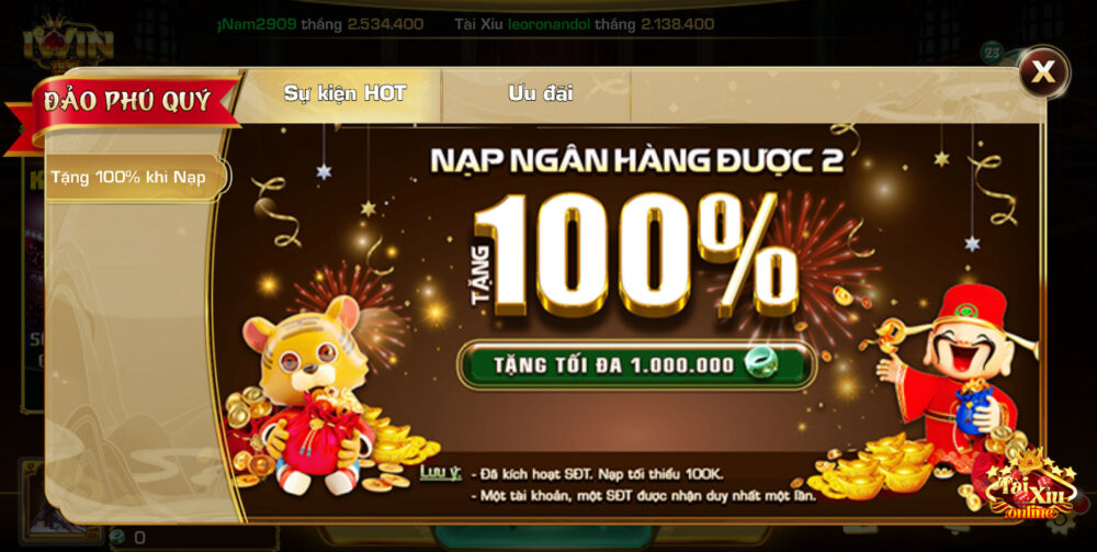 Nắm các sự kiện khuyến mãi game slot đổi thưởng thật tốt