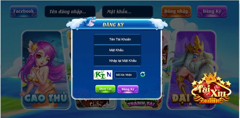 Hướng dẫn đăng ký tài khoản thành viên tại cổng game Bắn cá Vip 