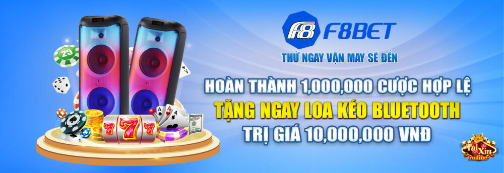 Quà tặng vật phẩm hấp dẫn từ F8BET